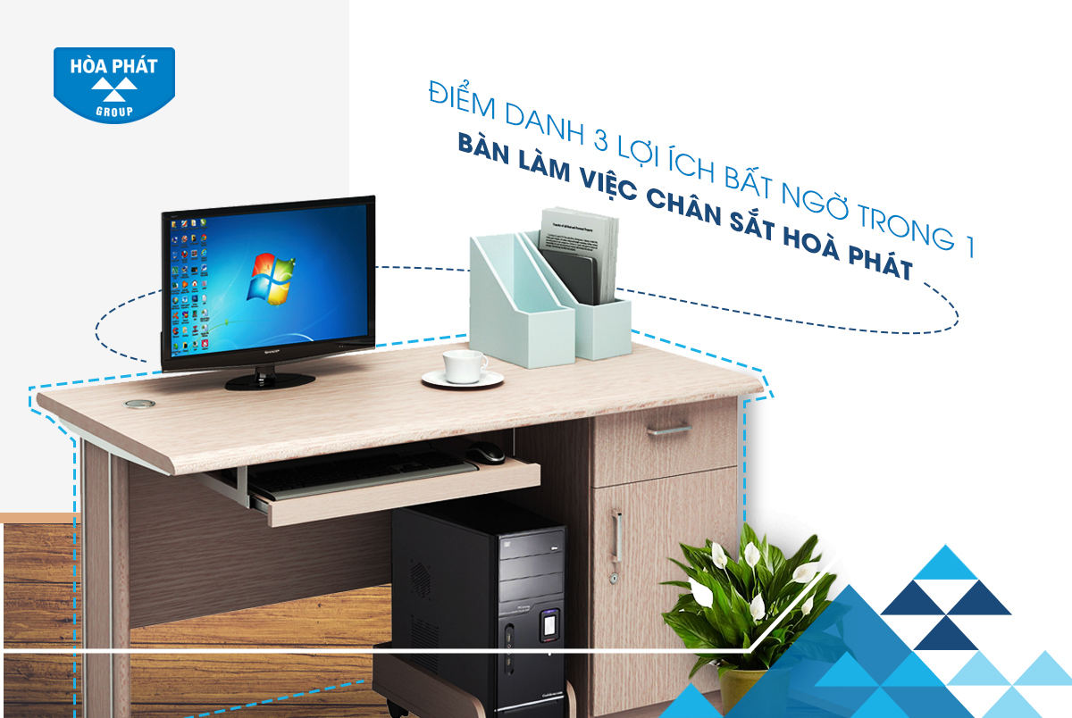 3 lợi ích bất ngờ của bàn làm việc chân sắt Hòa Phát 3 lợi ích bất ngờ của bàn làm việc chân sắt Hòa Phát