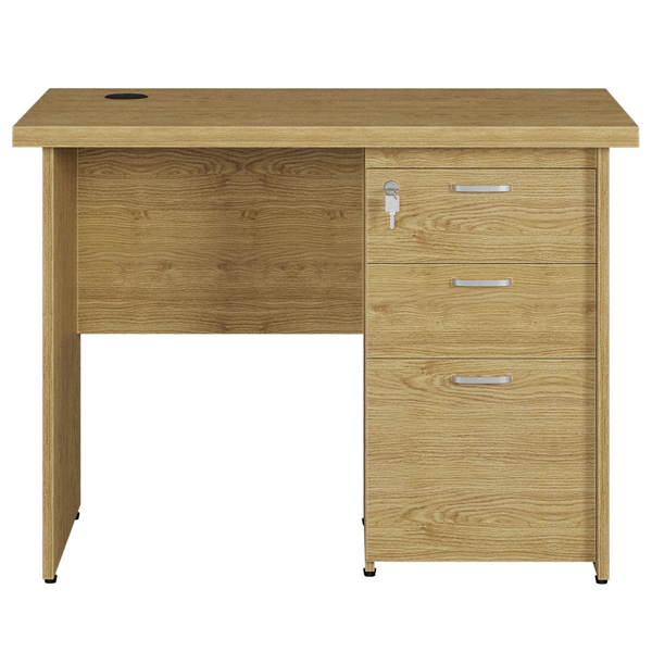 Bàn Gỗ Hộc Liền 3 Ngăn AT100SHL3DR - ảnh 2