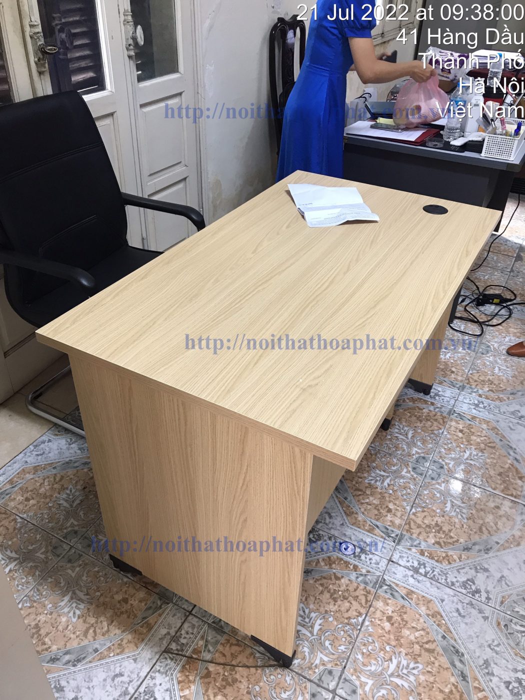 Hình ảnh thực tế bàn nhân viên văn phòng AT120S Hình ảnh thực tế bàn nhân viên văn phòng AT120S
