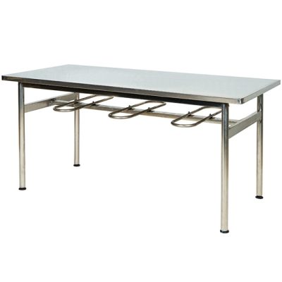 Bàn ăn inox 1m4 chân tròn BA04I14