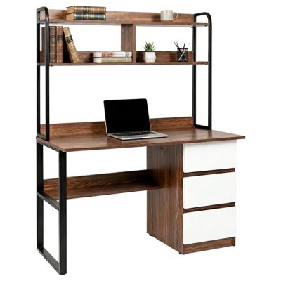 Bàn Học Liền Giá Sách BHS408