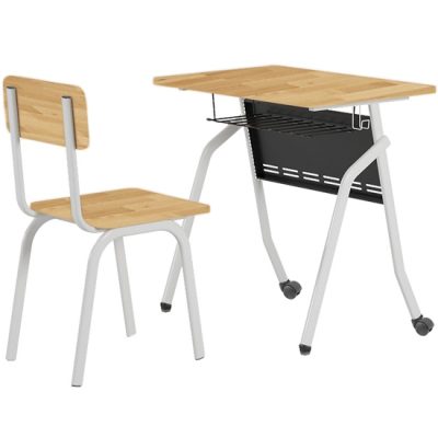Bộ bàn học sinh gỗ tự nhiên BHS41BG
