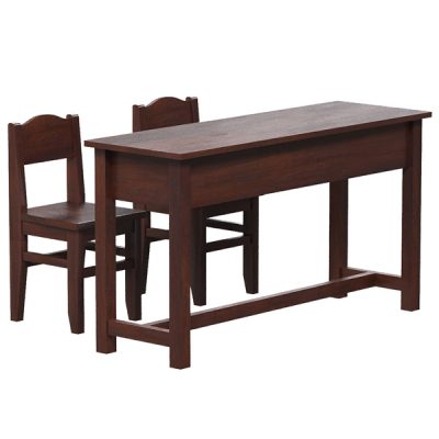 Bàn ghế học sinh gỗ tự nhiên BHS501, GHS501
