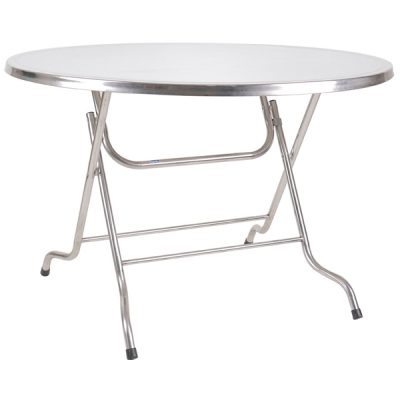 Bàn ăn inox mặt tròn BT1150B