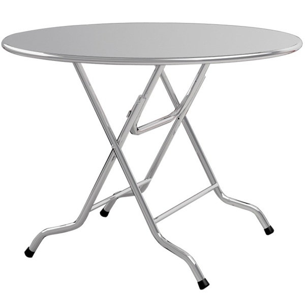 Bàn ăn chân gấp inox BT120B