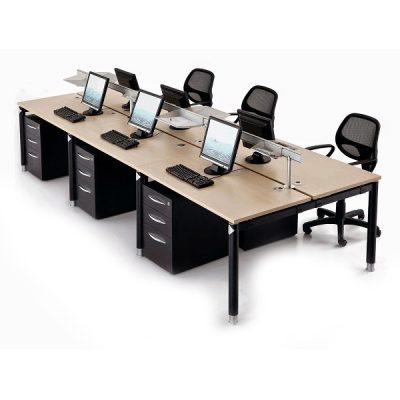 Cụm bàn 6 người chân sắt DLMD003