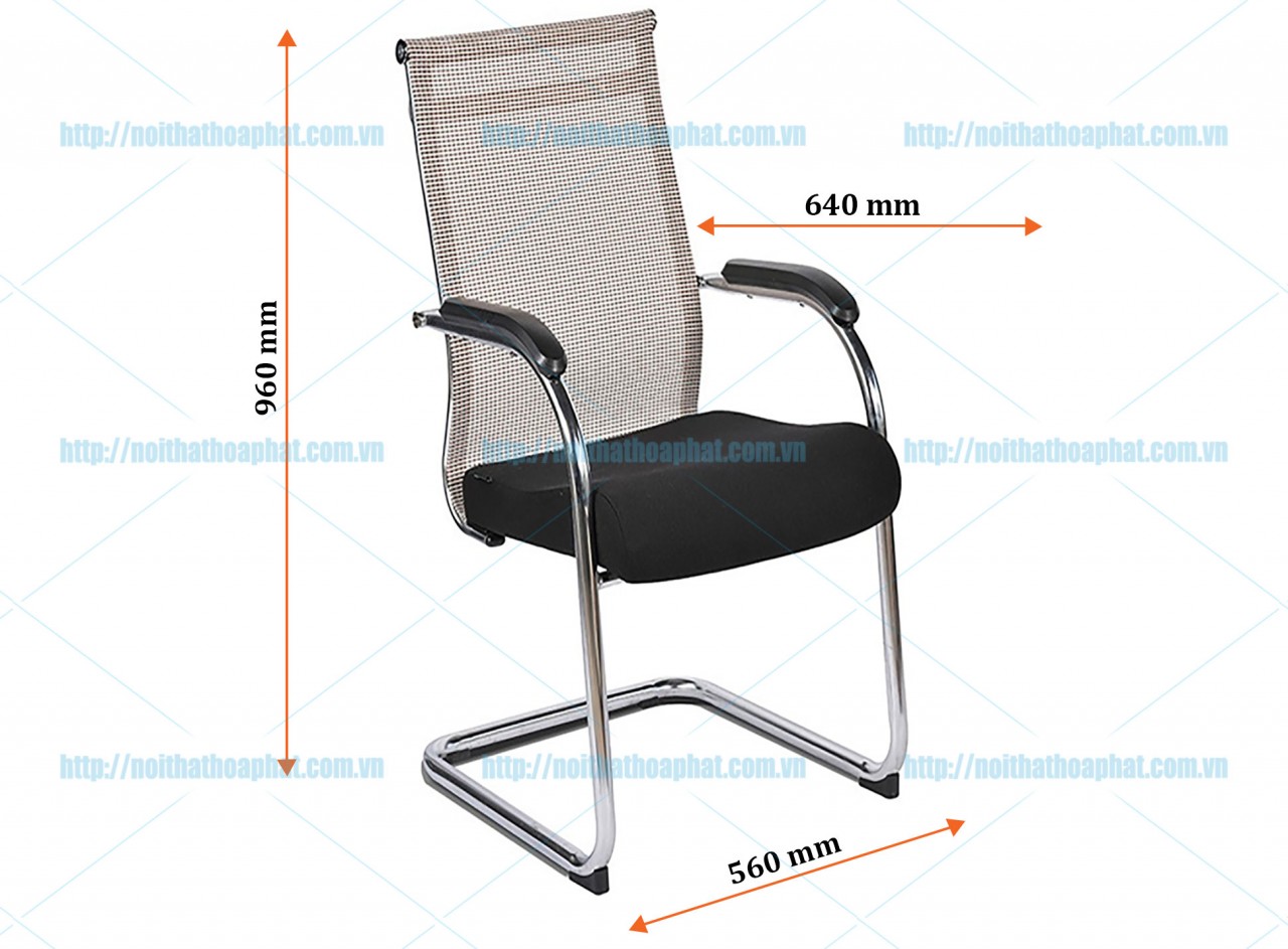 Ghế họp chân quỳ GL410 - ảnh 4