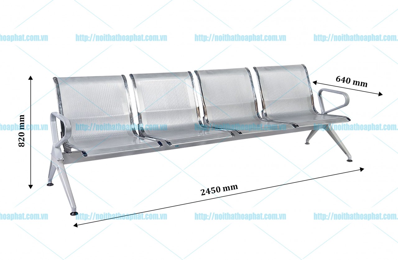 Ghế phòng chờ Hòa Phát GPC06-4 - ảnh 3