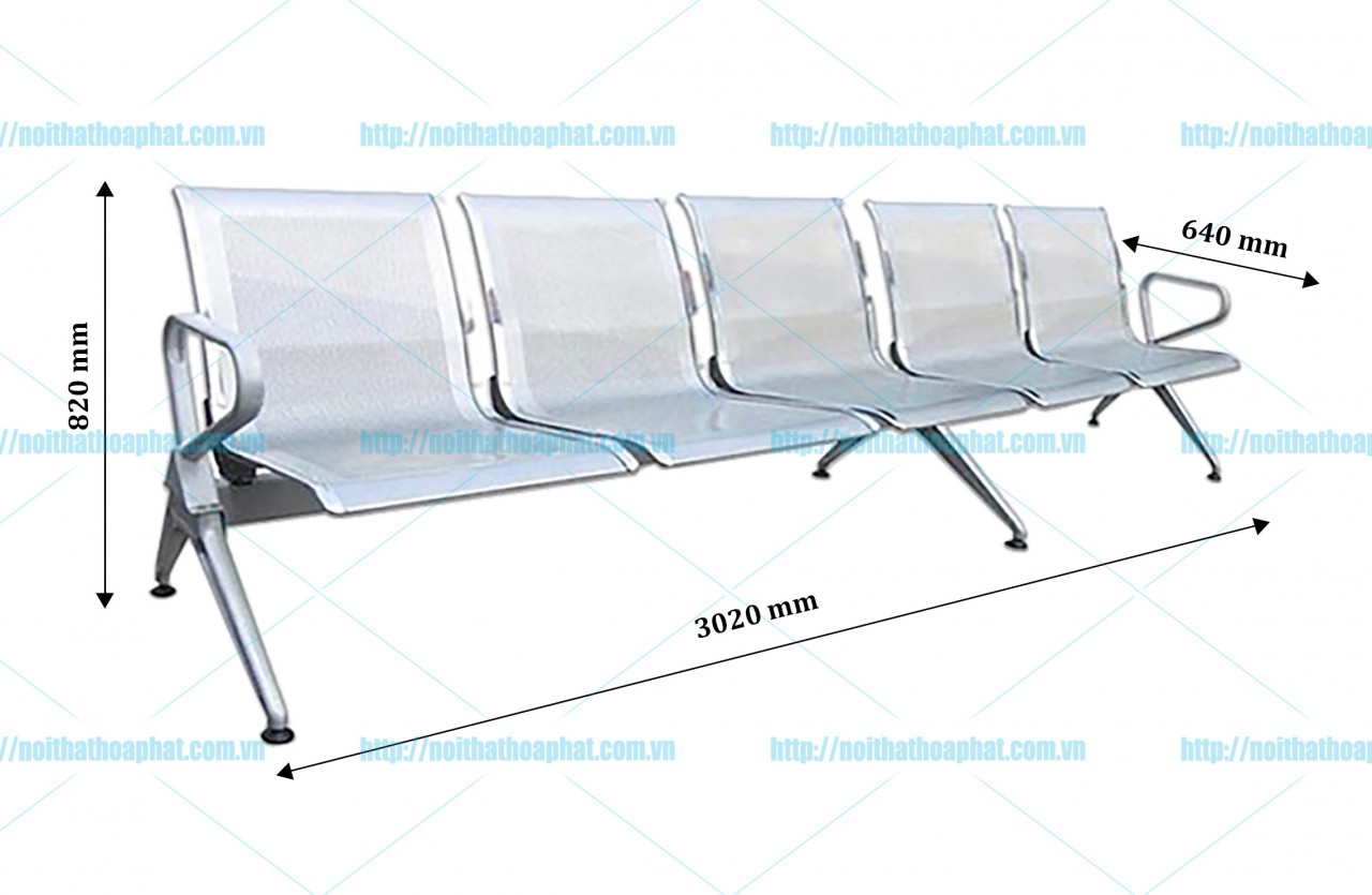 Ghế băng chờ 5 chỗ GPC06-5 - ảnh 3