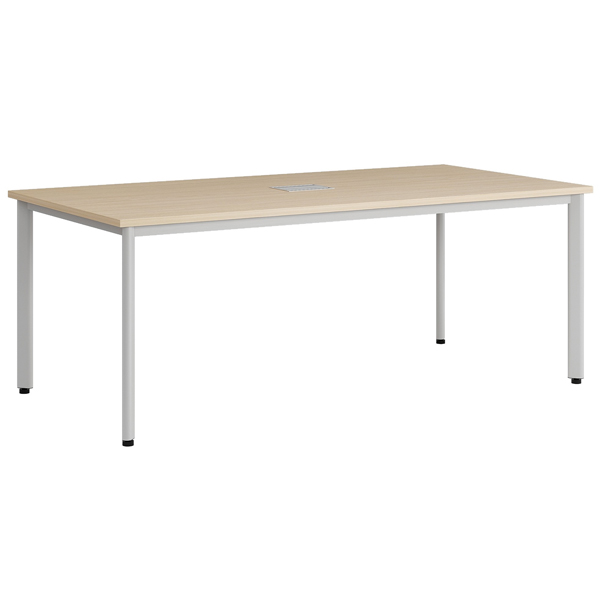 Bàn họp chân sắt Oval 2m HRH2010C7