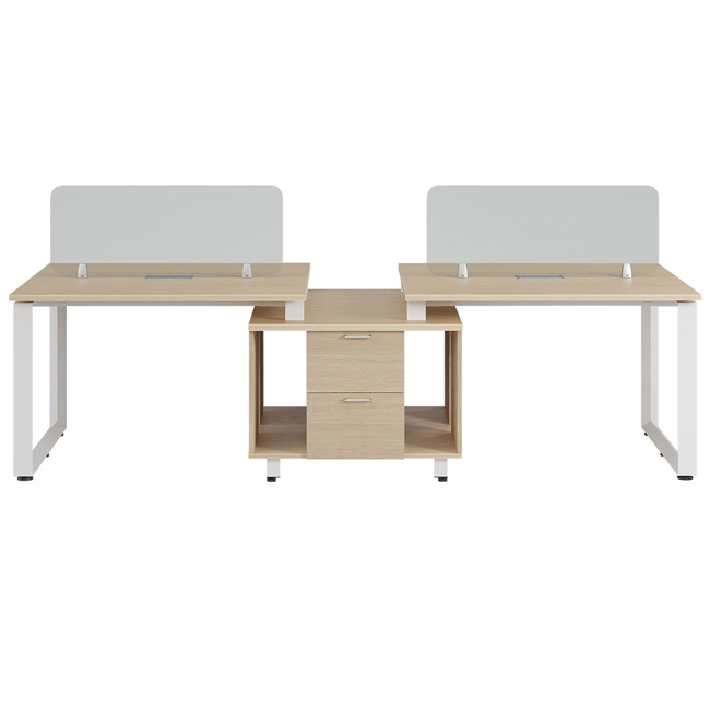Cụm Bàn Làm Việc 4 Chỗ HRMD12 - ảnh 2