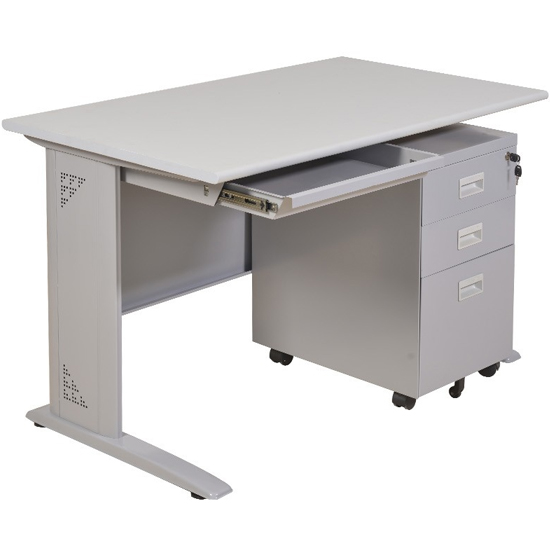 Bàn làm việc chân sắt HU12S - ảnh 2