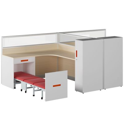Cụm bàn làm việc kết hợp giường gấp MDGG01
