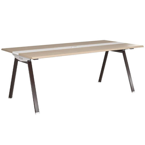 Bàn họp chân thép 2m NTVH2010C17 - ảnh 2
