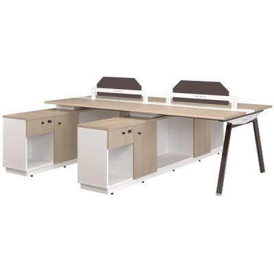Bàn modul văn phòng 4 chỗ NTVMD02-4C17