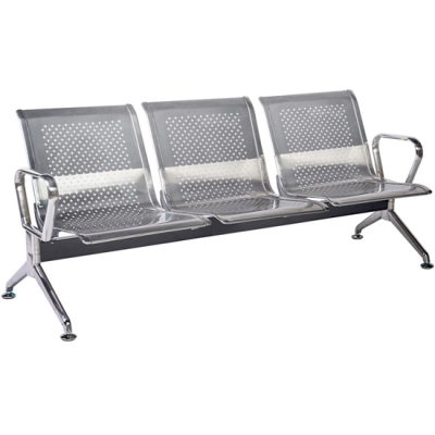 Ghế phòng chờ inox 3 chỗ ngồi PS02-3