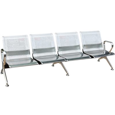 Ghế phòng chờ inox 4 chỗ ngồi PS02-4