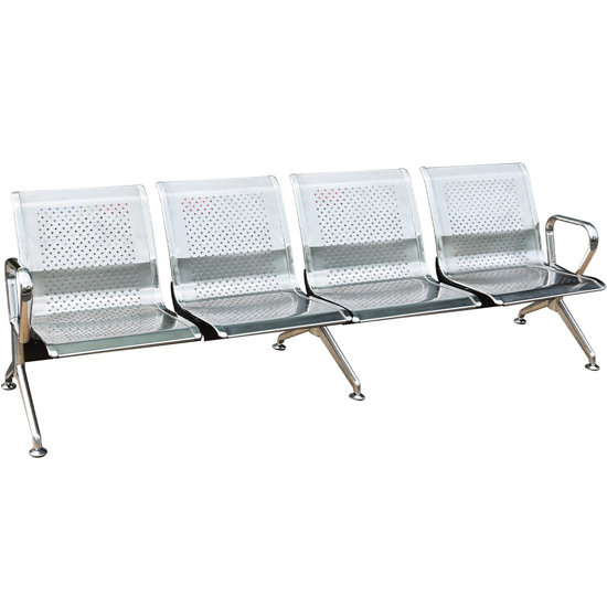 Ghế phòng chờ inox 4 chỗ ngồi PS02-4
