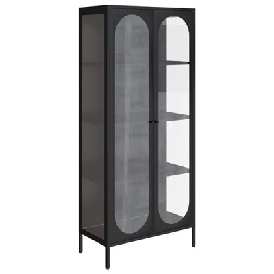 Tủ Sắt Gia Dụng Khung Kính TGD03G