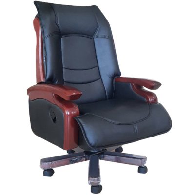 Ghế lãnh đạo ốp gỗ cao cấp TQ39