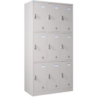Tủ sắt đựng đồ cá nhân locker 9 ngăn TU983-3KP