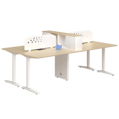 Module Bàn làm việc chân sắt cho 4 người UNMD02CS3