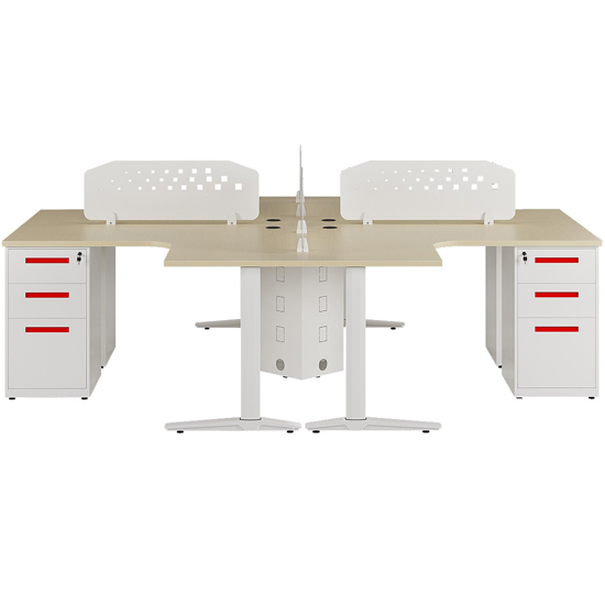 Module bàn làm việc góc cho 4 người UNMD03CS3 - ảnh 2