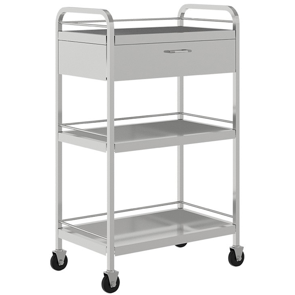 Xe đẩy dụng cụ y tế 3 tầng XE3T01I
