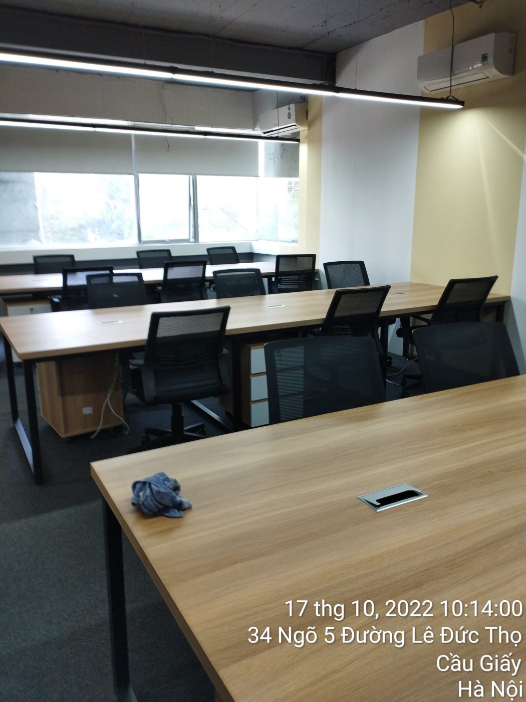 H&igrave;nh ảnh thực tế ghế lưới nh&acirc;n vi&ecirc;n GL119