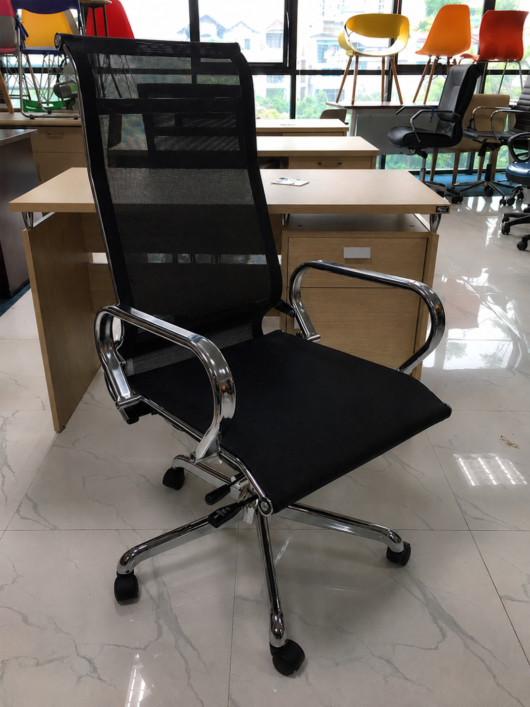 H&igrave;nh ảnh thực tế Ghế lưới cao cấp GL320