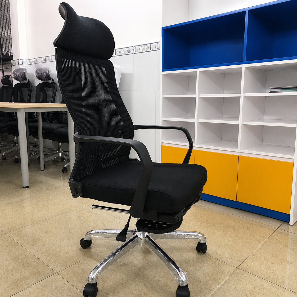 Hình ảnh thực tế Ghế lãnh đạo GL336 – Nội Thất Hòa Phát