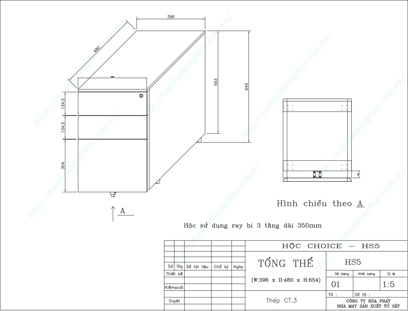 Bản vẽ kỹ thuật thiết kế hộc sắt đi động HS5 Bản vẽ kỹ thuật thiết kế hộc sắt đi động HS5