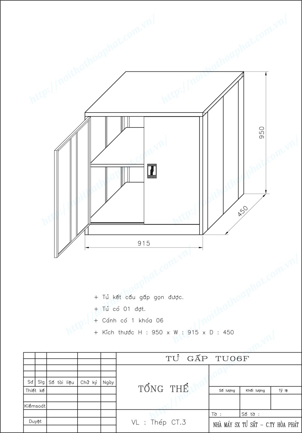 Bản vẽ kỹ thuật thiết kế tủ gấp gọn TU06F Bản vẽ kỹ thuật thiết kế tủ gấp gọn TU06F