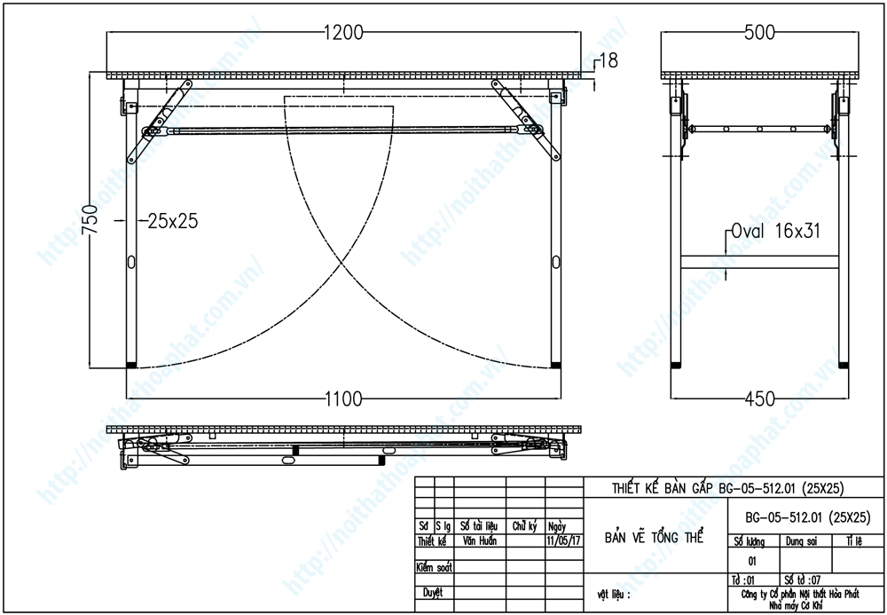 Bản vẽ thiết kế tổng thể b&agrave;n ăn c&ocirc;ng nghiệp 1m2 BG05-512