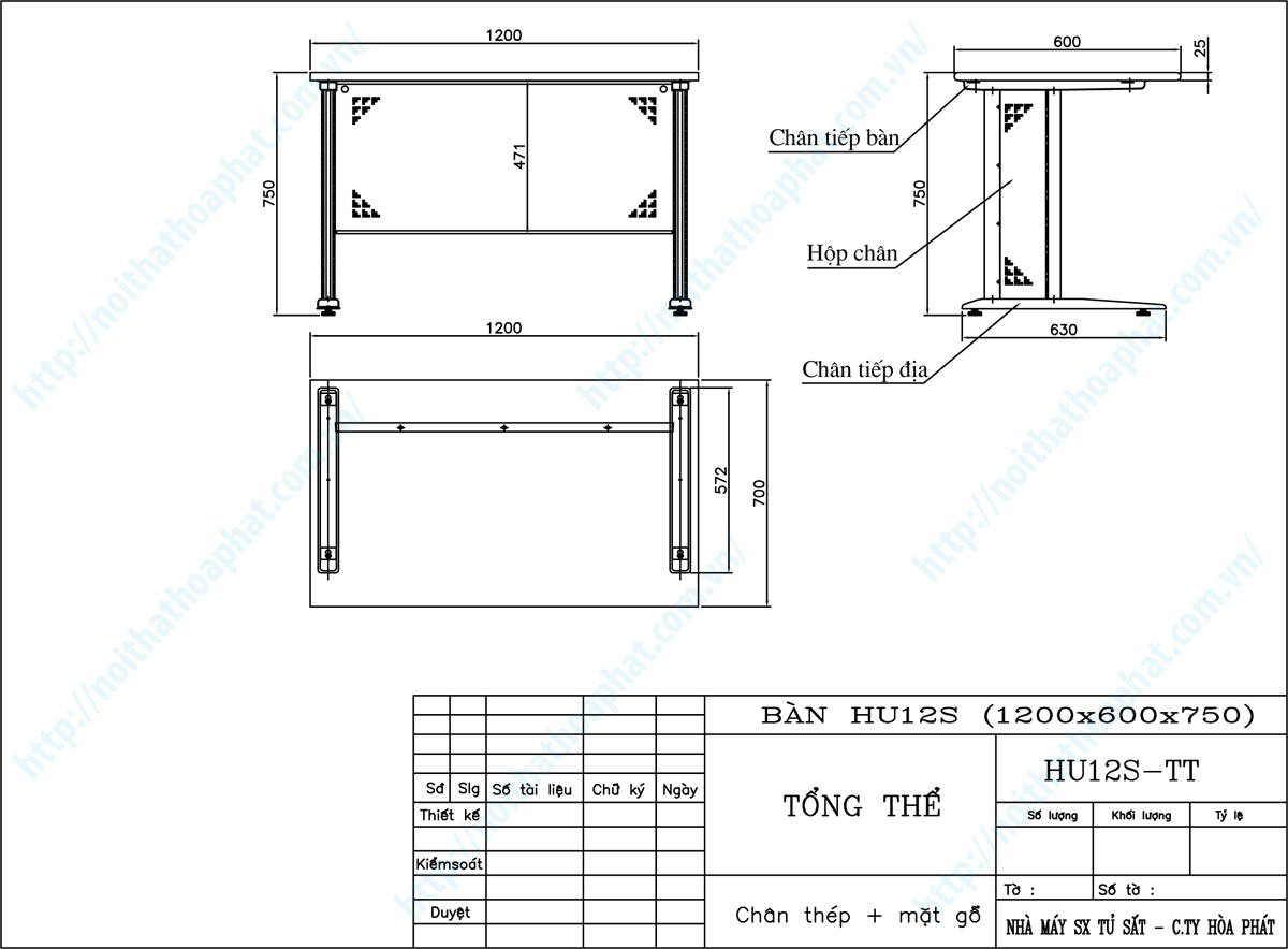 Bản vẽ thiết kế tổng thể bàn chân sắt 1m2 HU12S Bản vẽ thiết kế tổng thể bàn chân sắt 1m2 HU12S