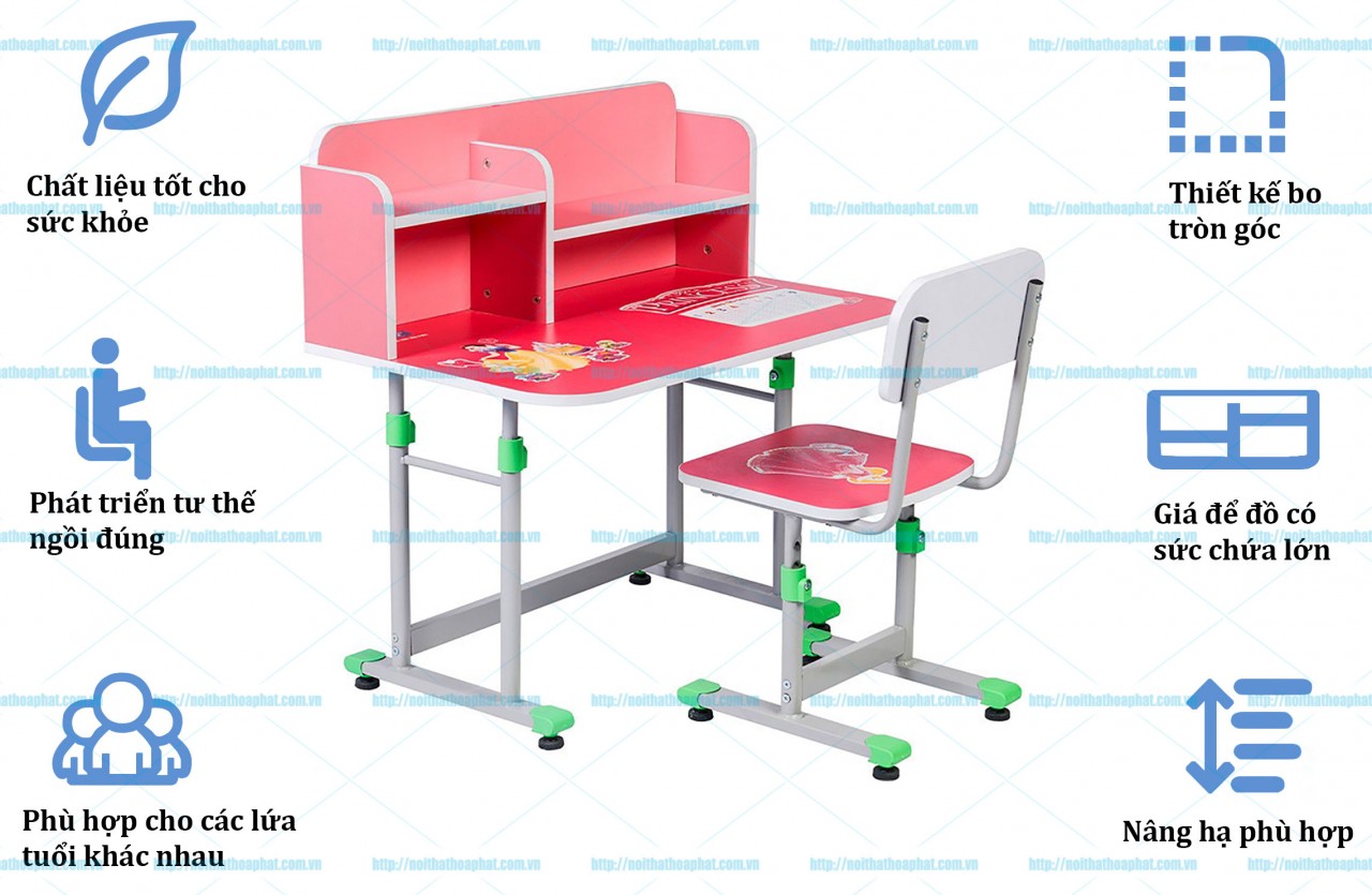 Bộ bàn ghế học sinh BHS28C-3 - ảnh 3