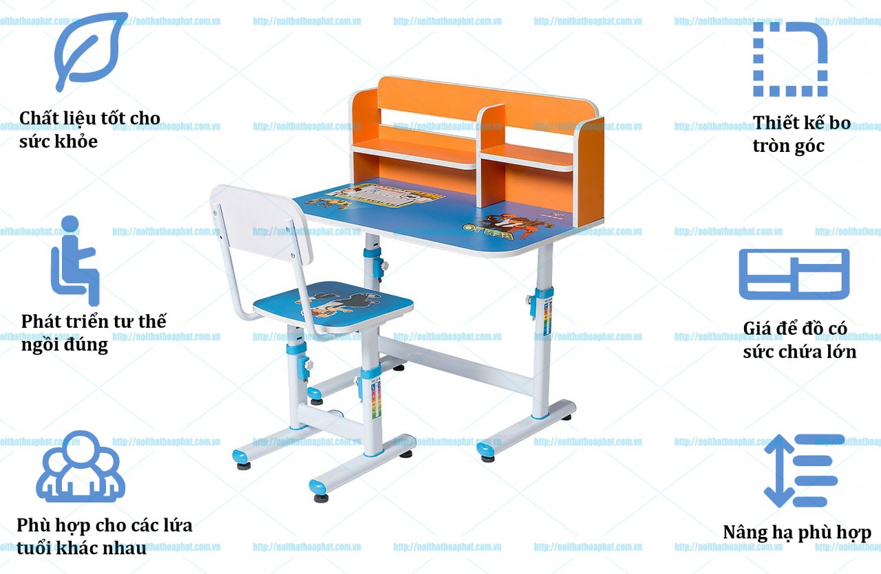 Bộ bàn học sinh BHS29C-3 - ảnh 3