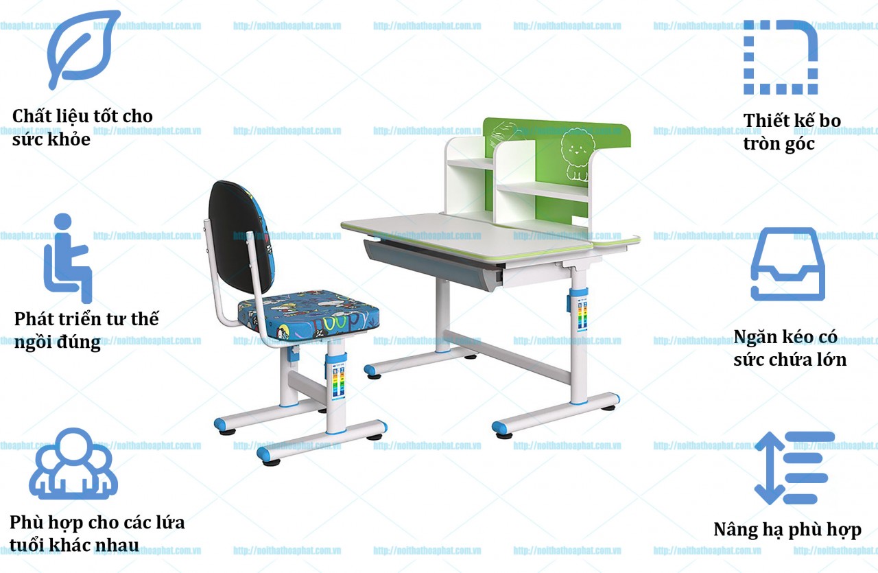 Bộ bàn học sinh Hòa Phát BHS31-1 - ảnh 5
