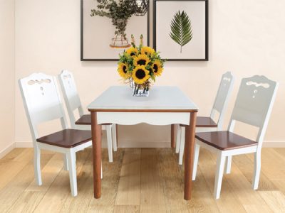 Bộ bàn ghế ăn Hòa Phát HGB70B, HGG70