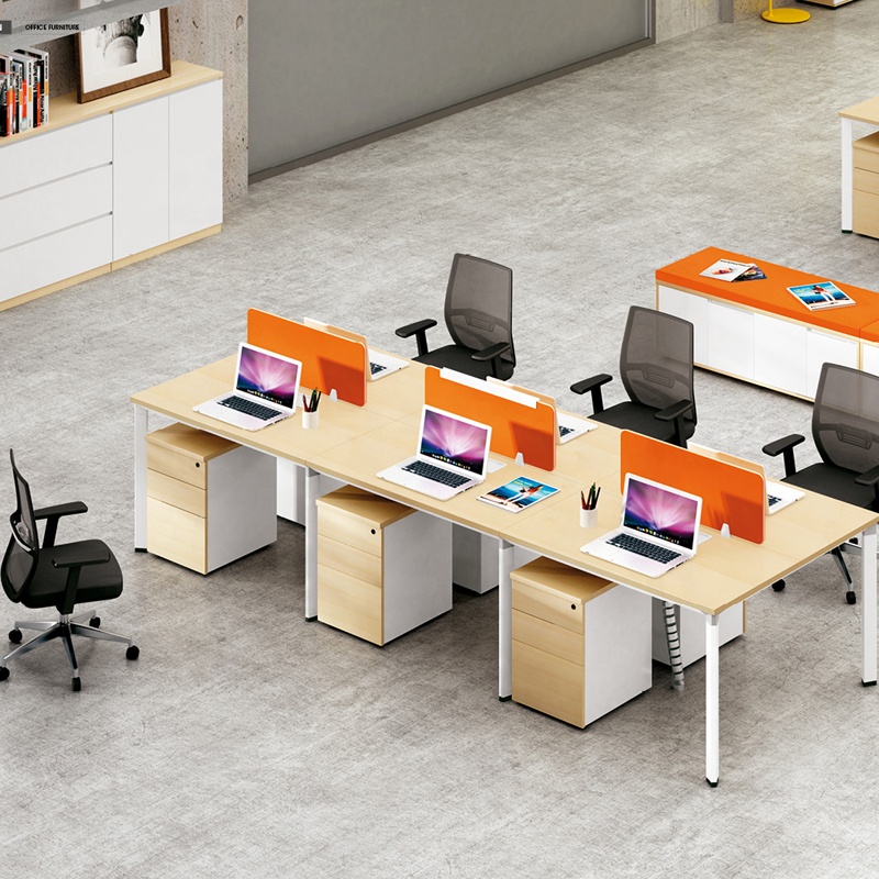 Cụm b&agrave;n l&agrave;m việc 6 người