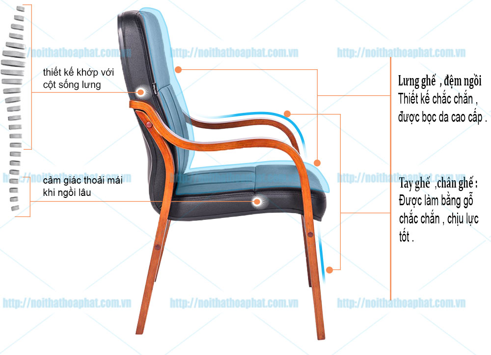 Ghế họp cao cấp GH01 - ảnh 5
