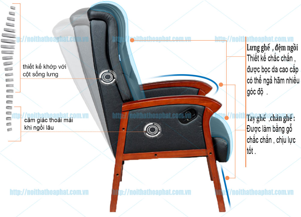 Ghế họp chủ tọa GH20 - ảnh 5
