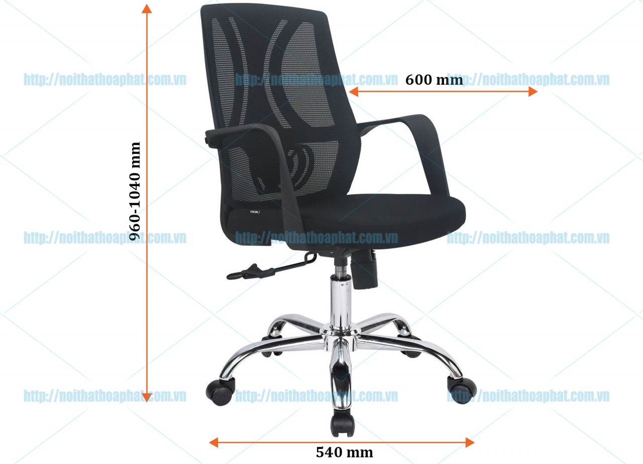 Ghế lưới nhân viên GL124 - ảnh 4