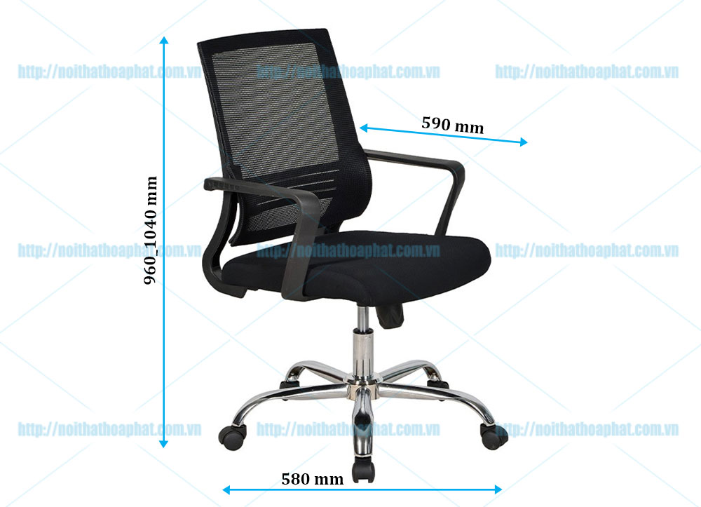 Ghế lưới nhân viên GL216 - ảnh 4