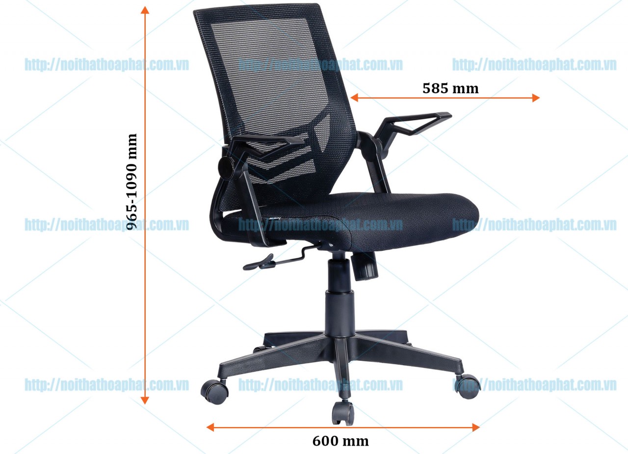Ghế lưới nhân viên GL219 - ảnh 4