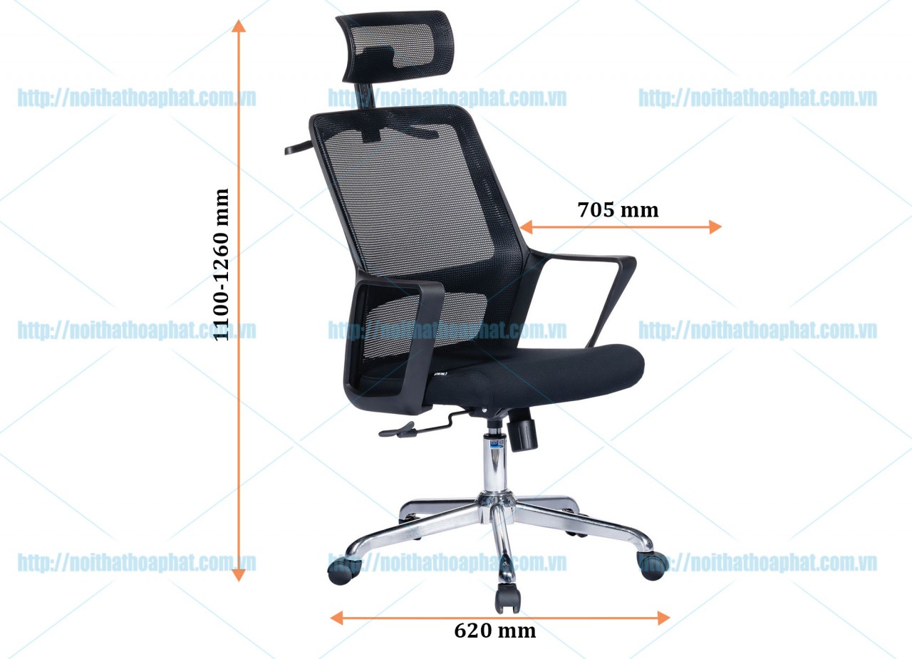 Ghế lưới lưng cao GL308 - ảnh 5