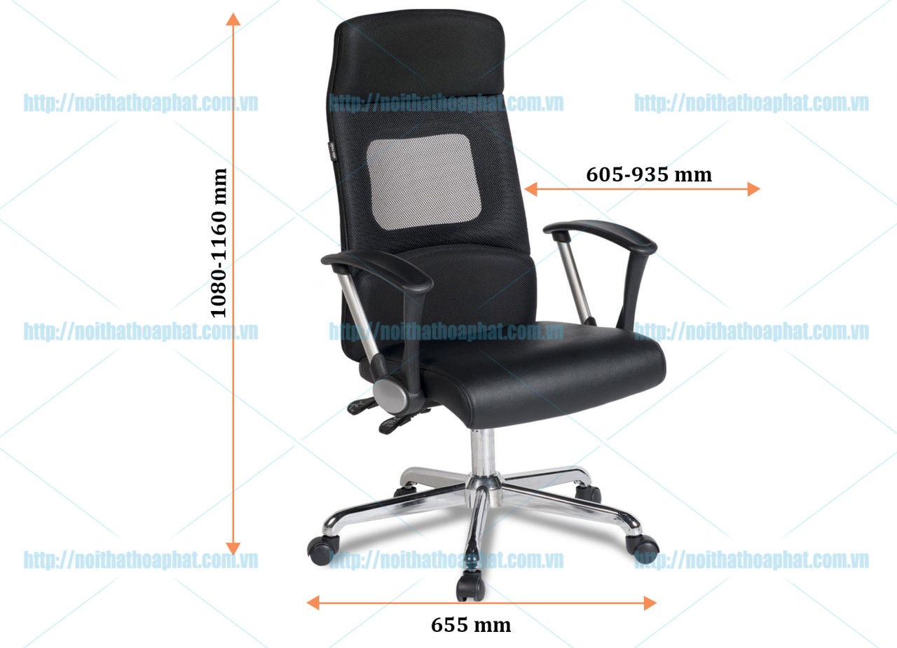 Ghế xoay lưới lưng cao GL316 - ảnh 5