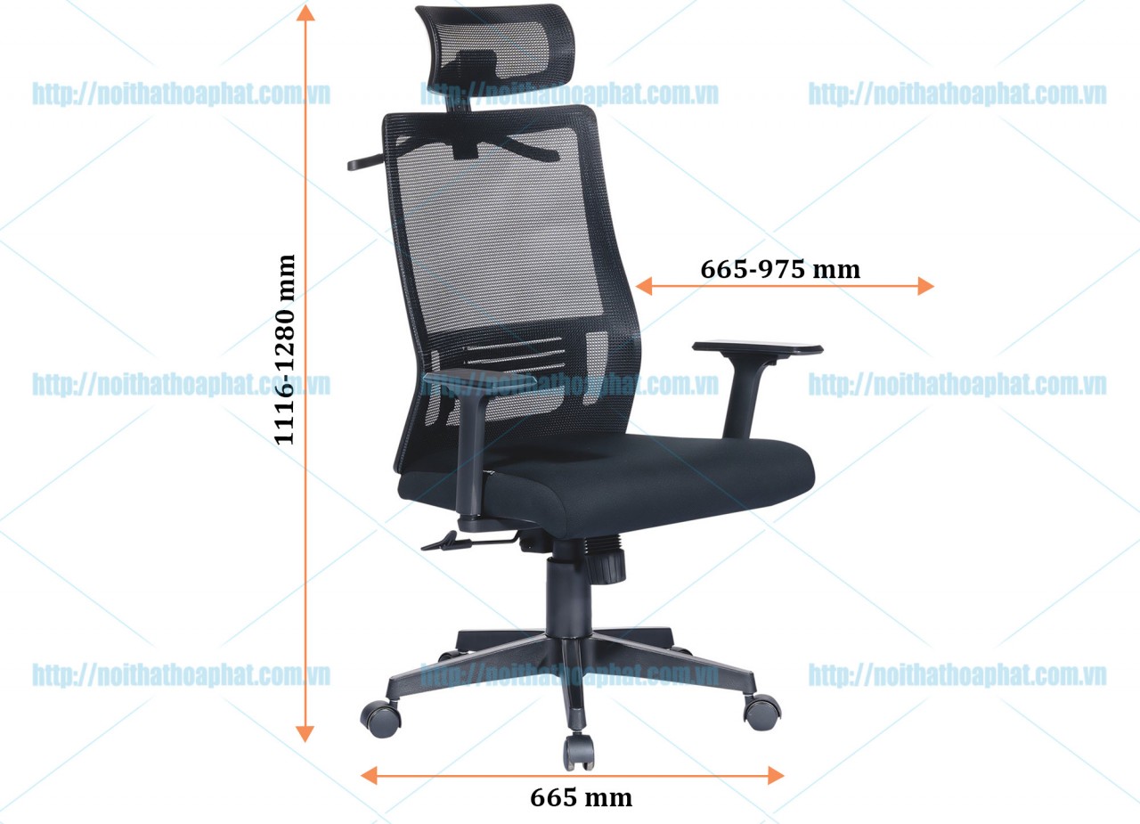 Ghế lưới lãnh đạo GL324 - ảnh 5