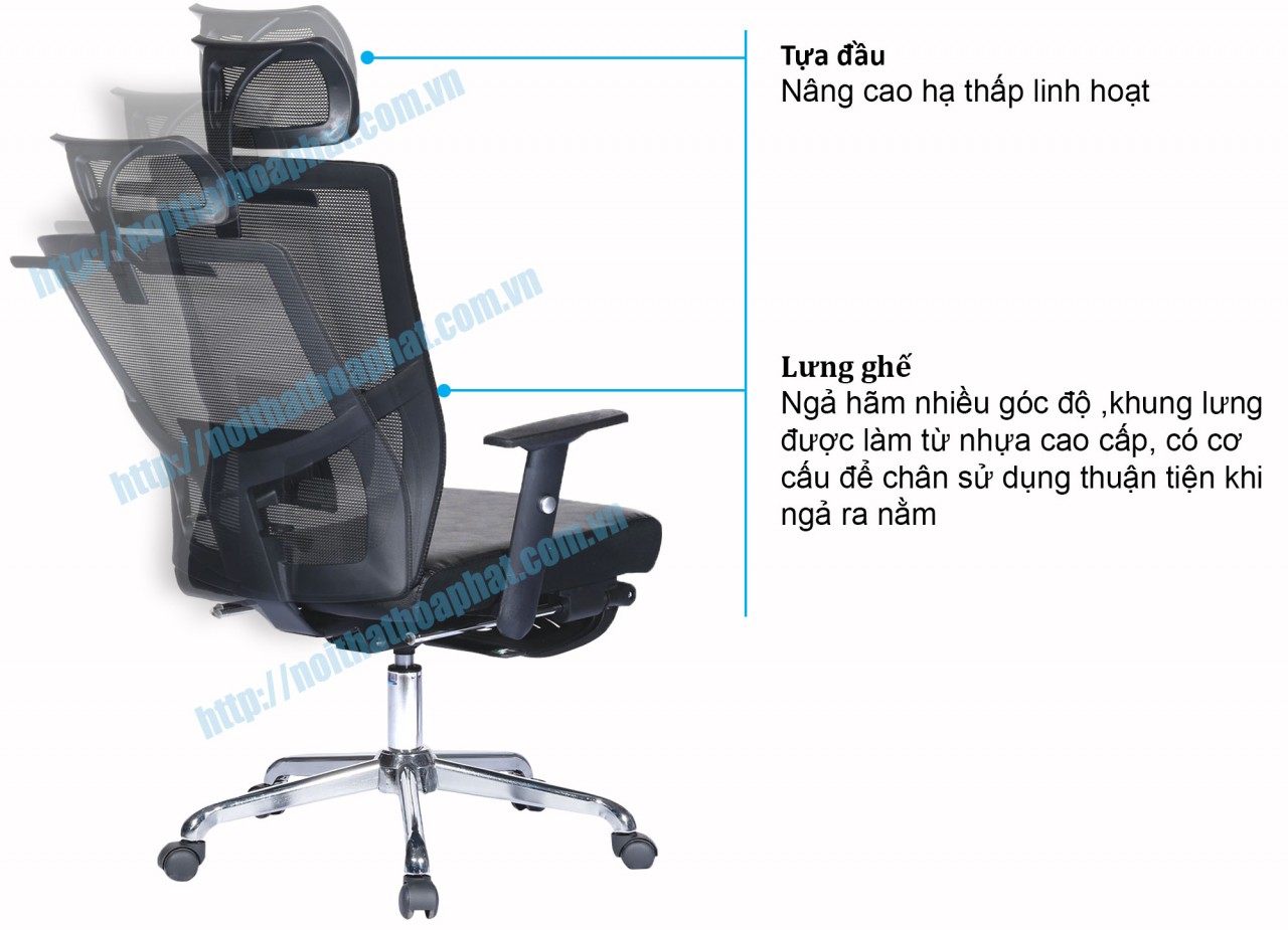 Ghế lưới Hòa Phát GL327 - ảnh 5