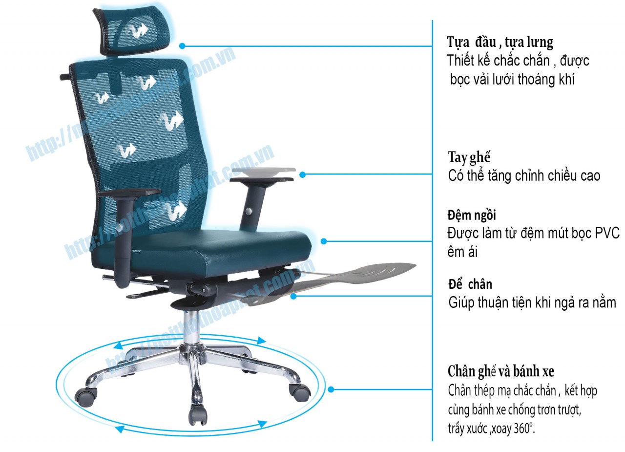 Ghế lưới Hòa Phát GL327 - ảnh 6